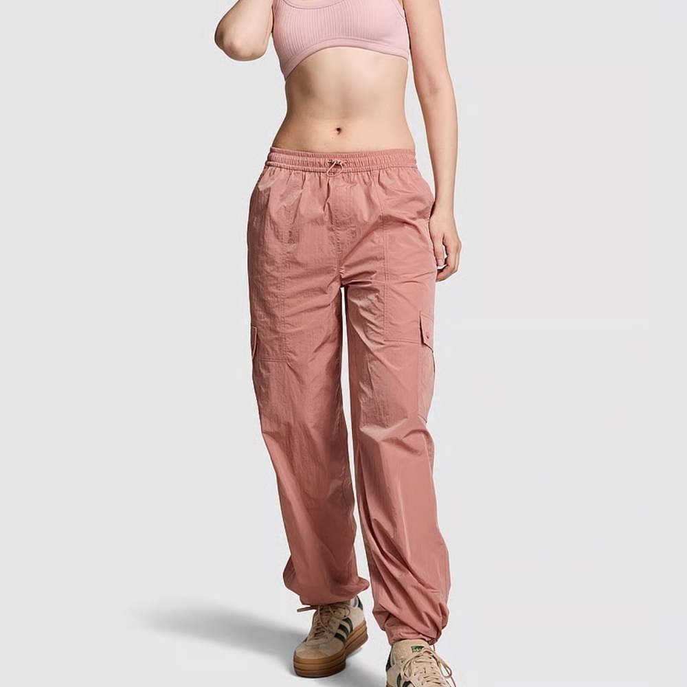 PINK Victoria's Secret Blush Parachute Pants XS NWT